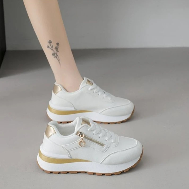 zapatos blancos