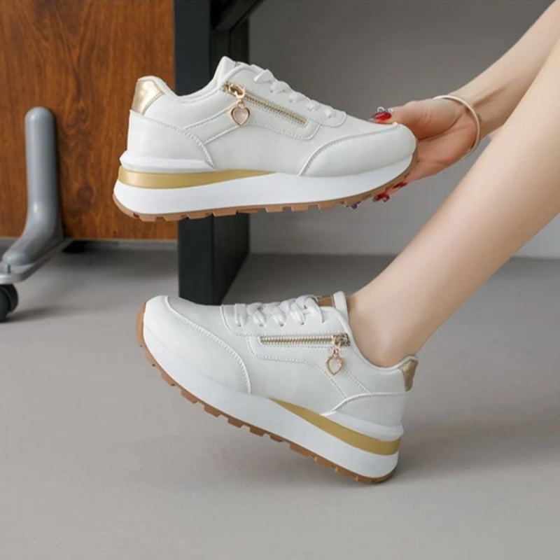 zapatos blancos