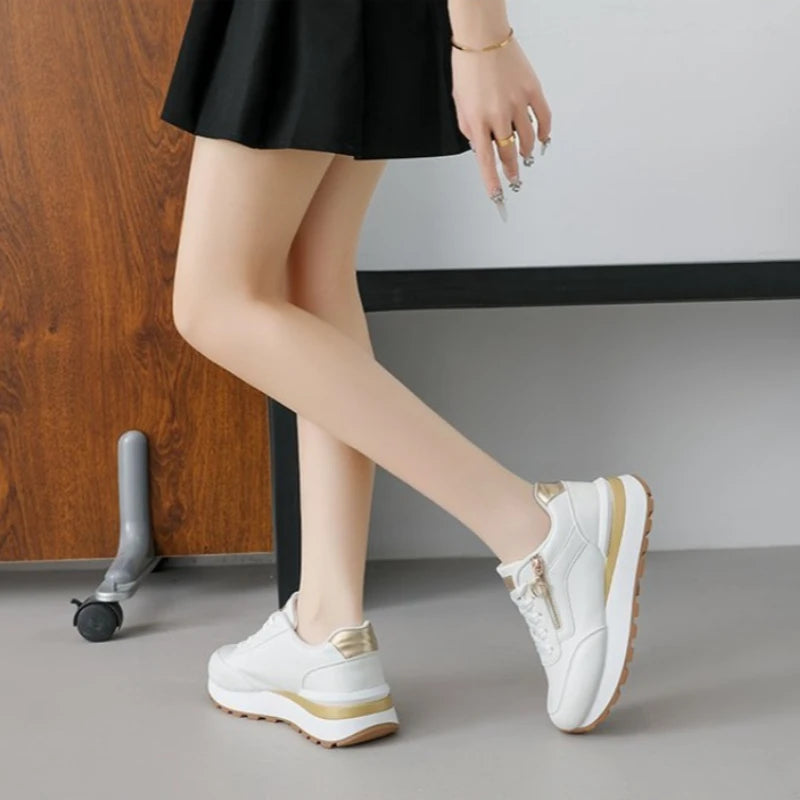 zapatos blancos